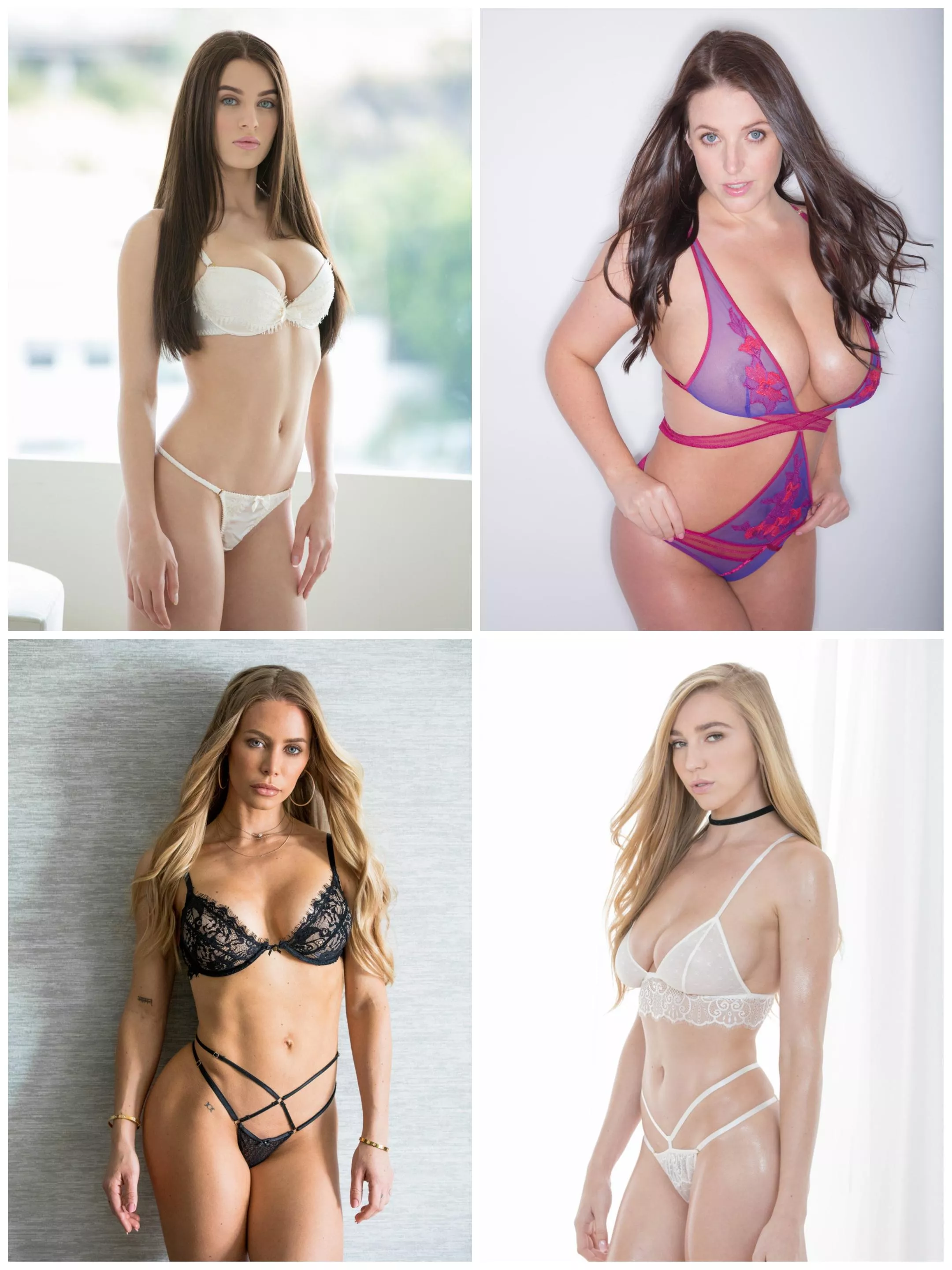 Babes of Blacked Tournament Quarterfinals: Pick 2 pornstars for semifinals - Part 1: [Lana Rhoades] vs [Angela White] vs [Nicole Aniston] vs [Kendra Sunderland] posted by frozenplankton