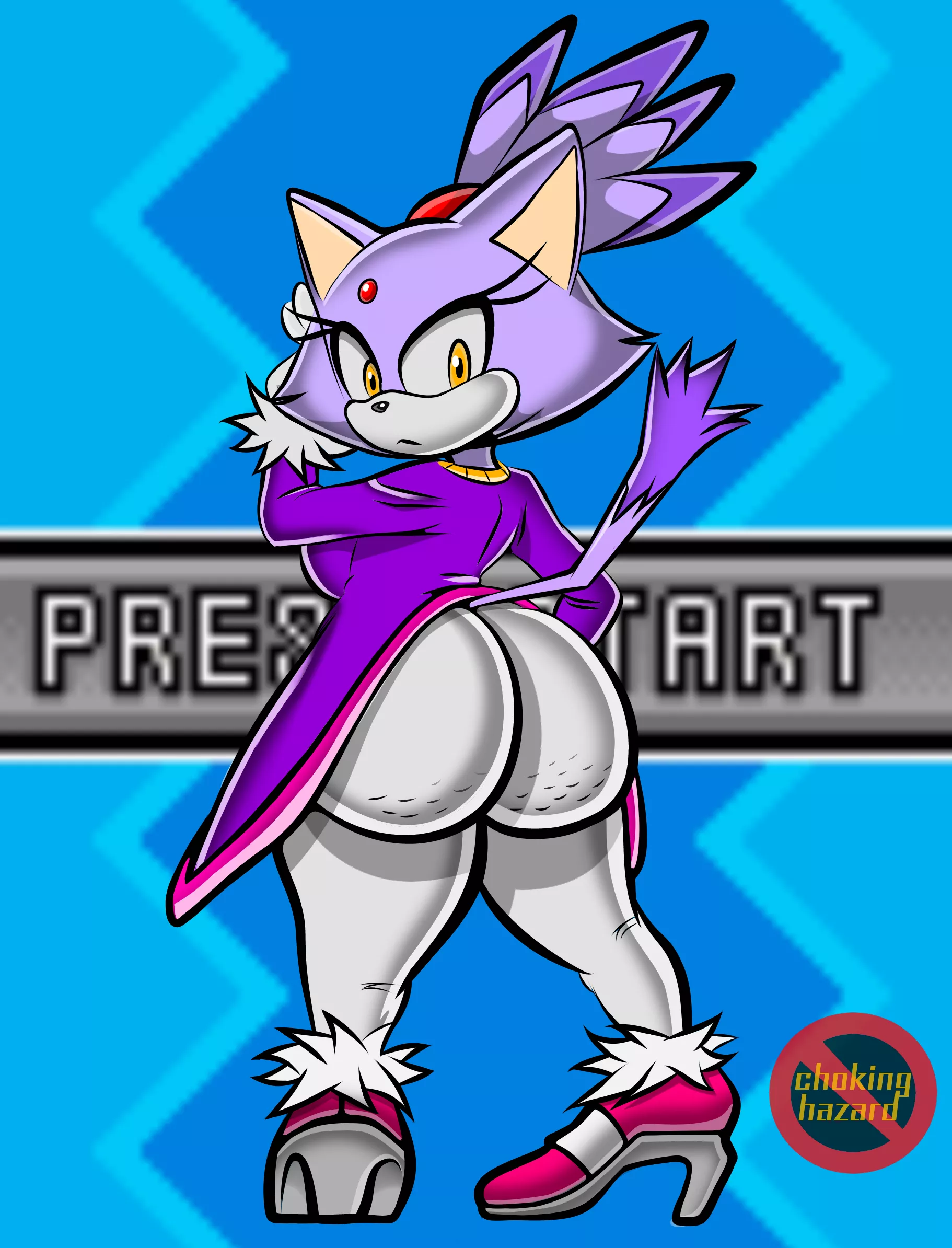 Big Butt Blaze (Artist: Chokinghazard) posted by coomernation