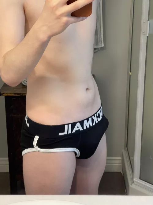 Bulge in my jockmail briefs by ExoticAdvisor69
