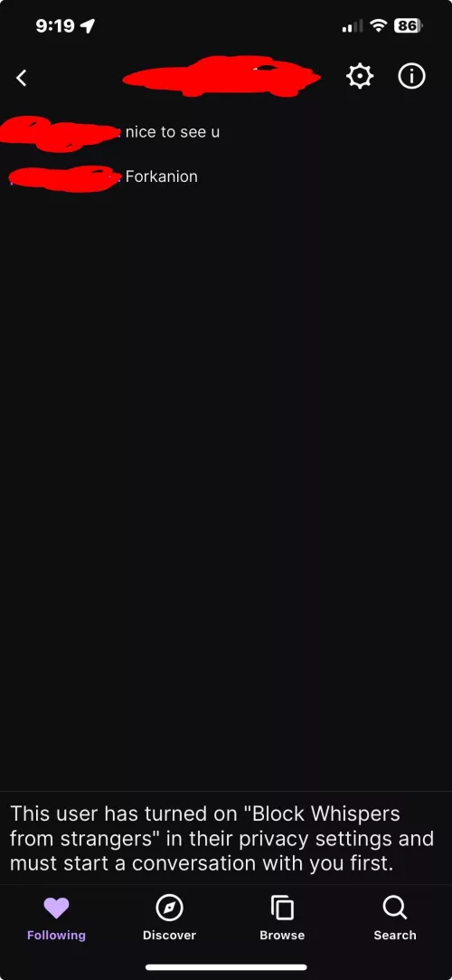 Can't respond to user who whispered to me first by Sweaty-Plant-3091