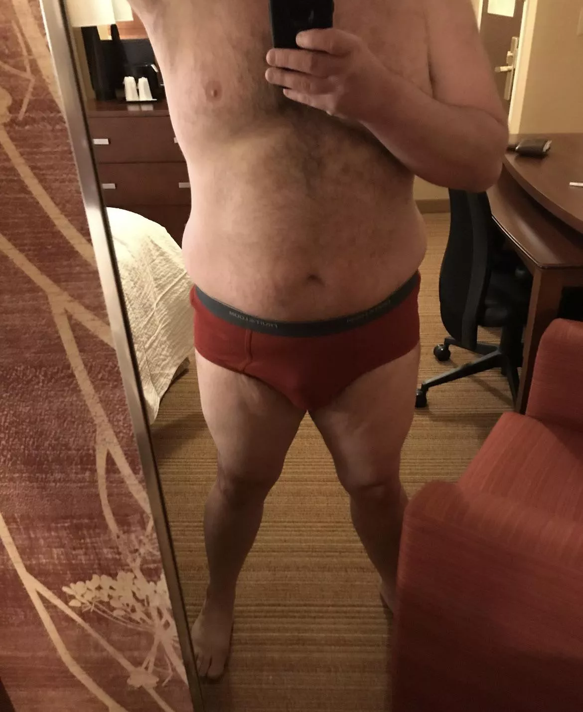 Daddy bear in his red briefs posted by rusty143
