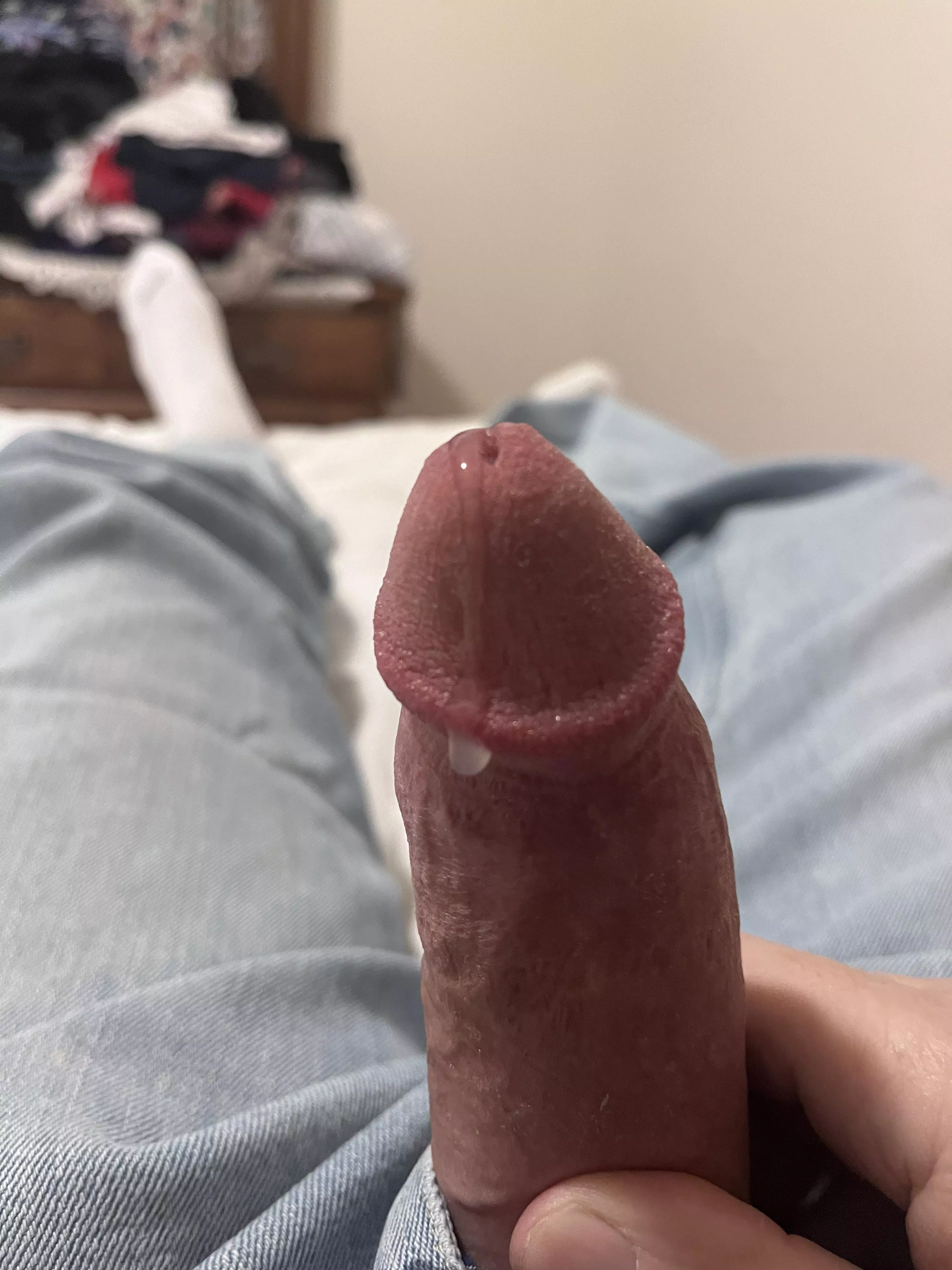 Edging out some sweet precum..(M56) posted by Crazy_Buddy_5705