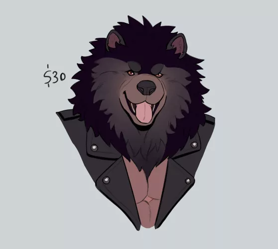 First time drawing an chow chow<3 by Creeepecreeeper