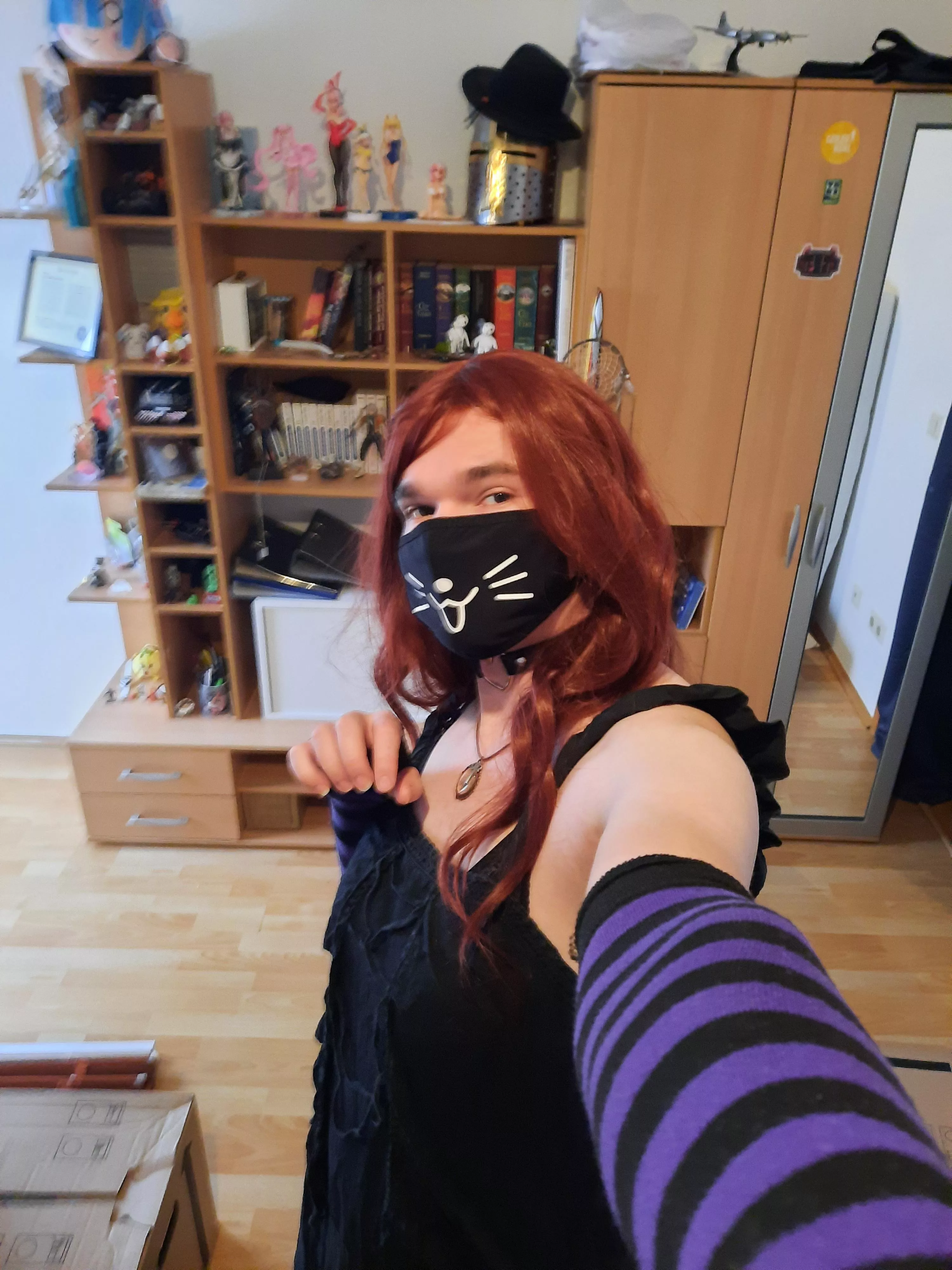 First time Dressing up in my first own Apartment :3 posted by u_slash_69