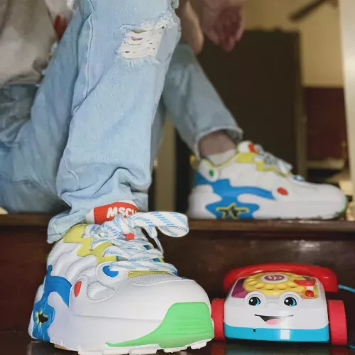 For those that were interested in checking out the MSCHF Super Baby shoes, I got mine in. Here’s how they look. by Teetertoddler