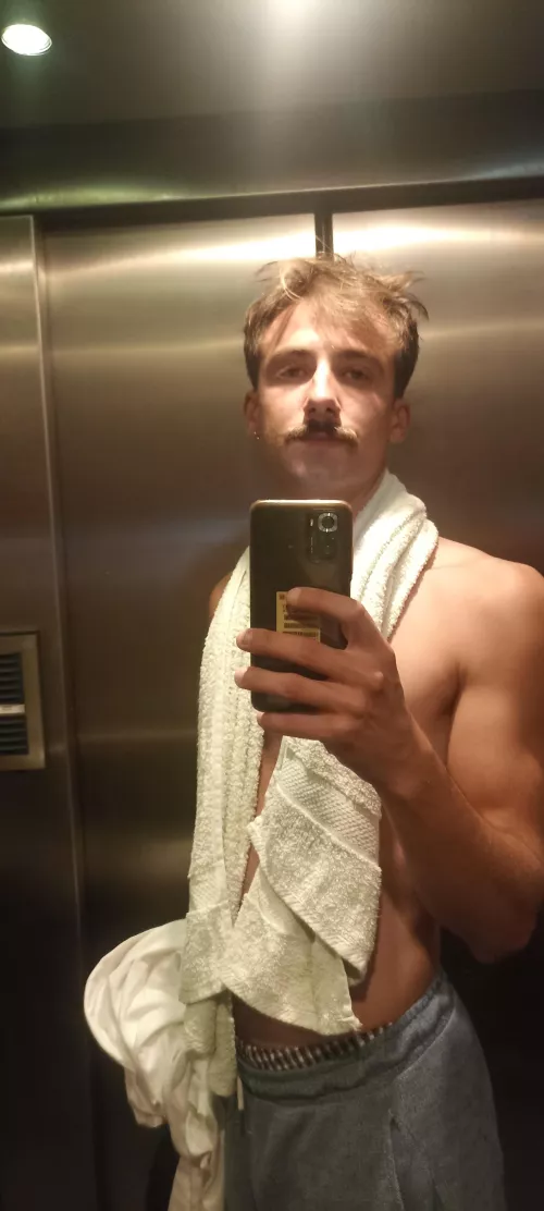 Fresh out of sea in the elevator by Miserable-Coconut-46