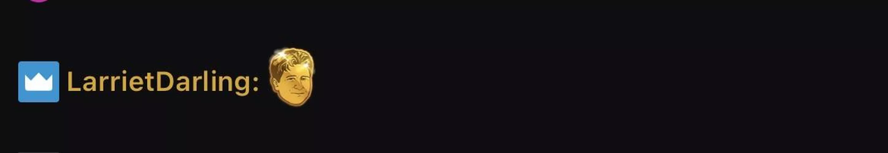 Golden Kappa spotted in Ludwig's chat by GoldenGlitchz