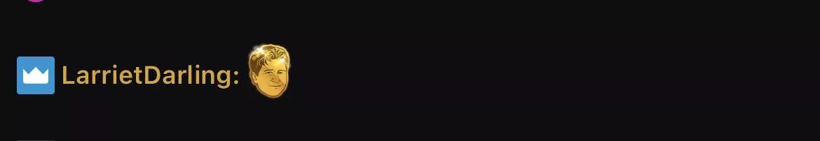 Golden Kappa spotted in Ludwig's chat posted by GoldenGlitchz