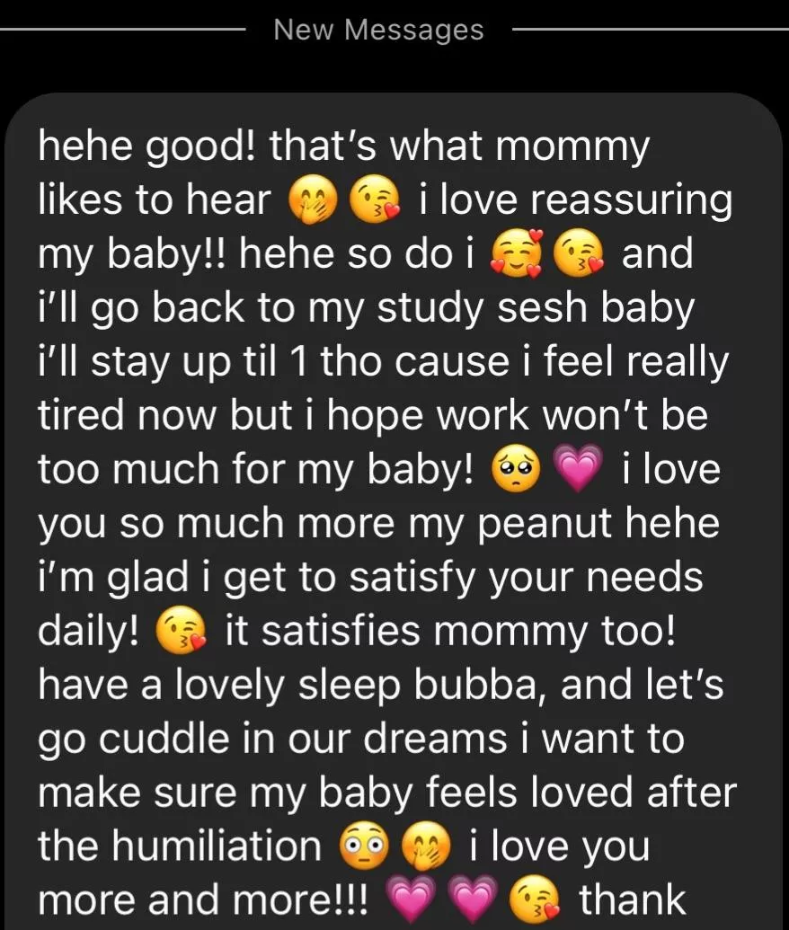 I feel amazingly blessed to have such a loving dom she’s so caring 🥹 posted by hummerme124