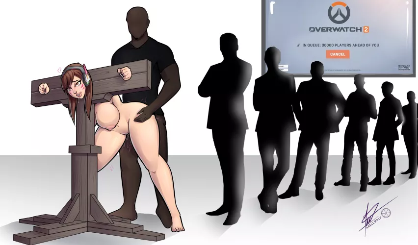 In queue to use D.va by SoManyCookies