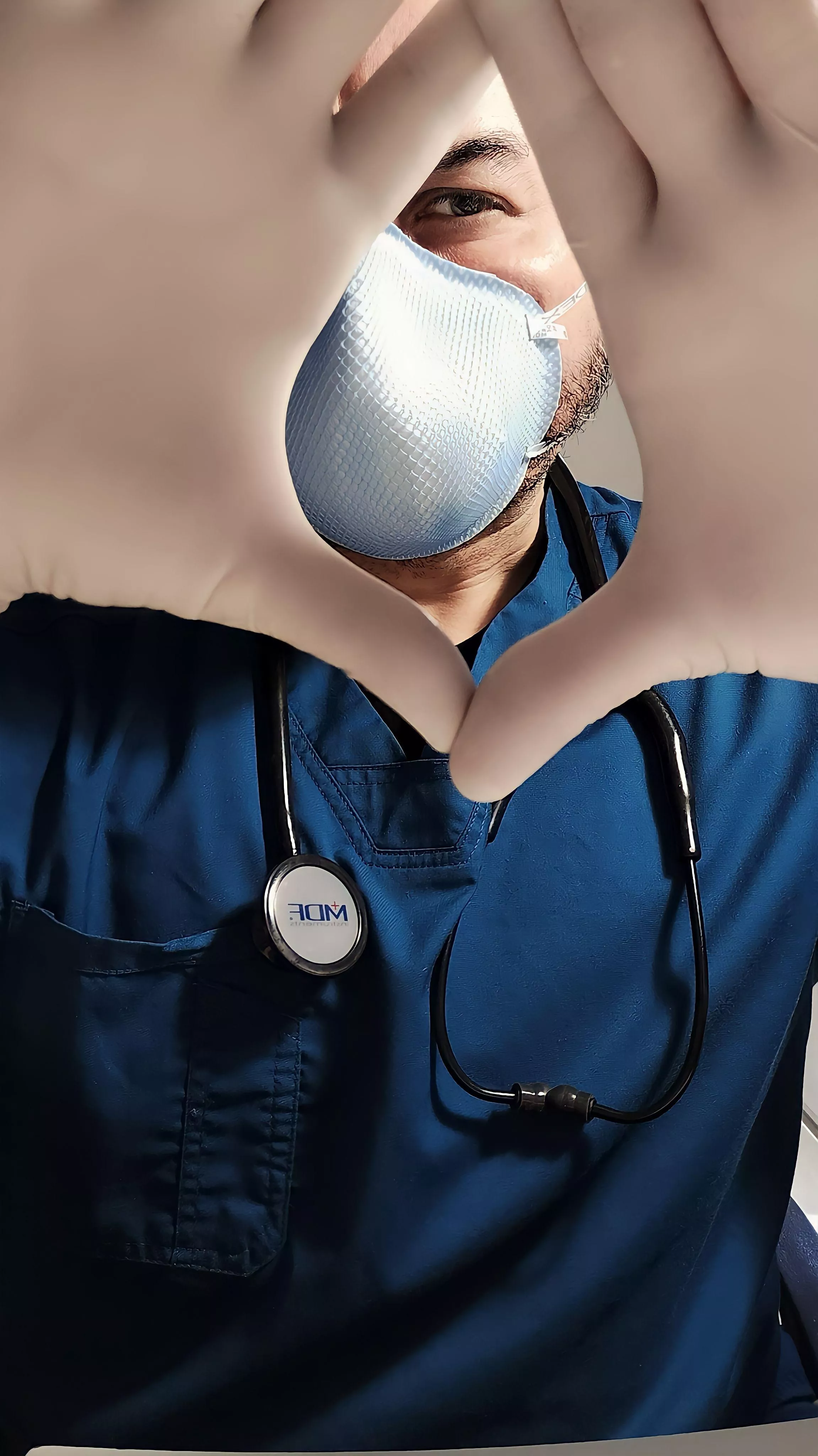 Latex hands ready for your milking. posted by DoctorLostNTheAsylum