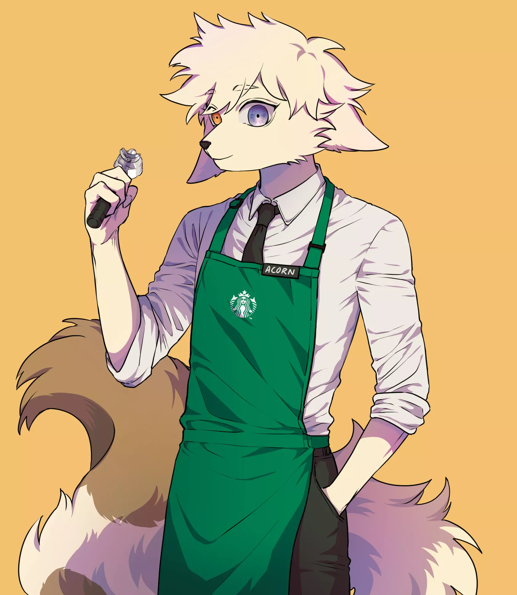 lil barista! posted by halfyen