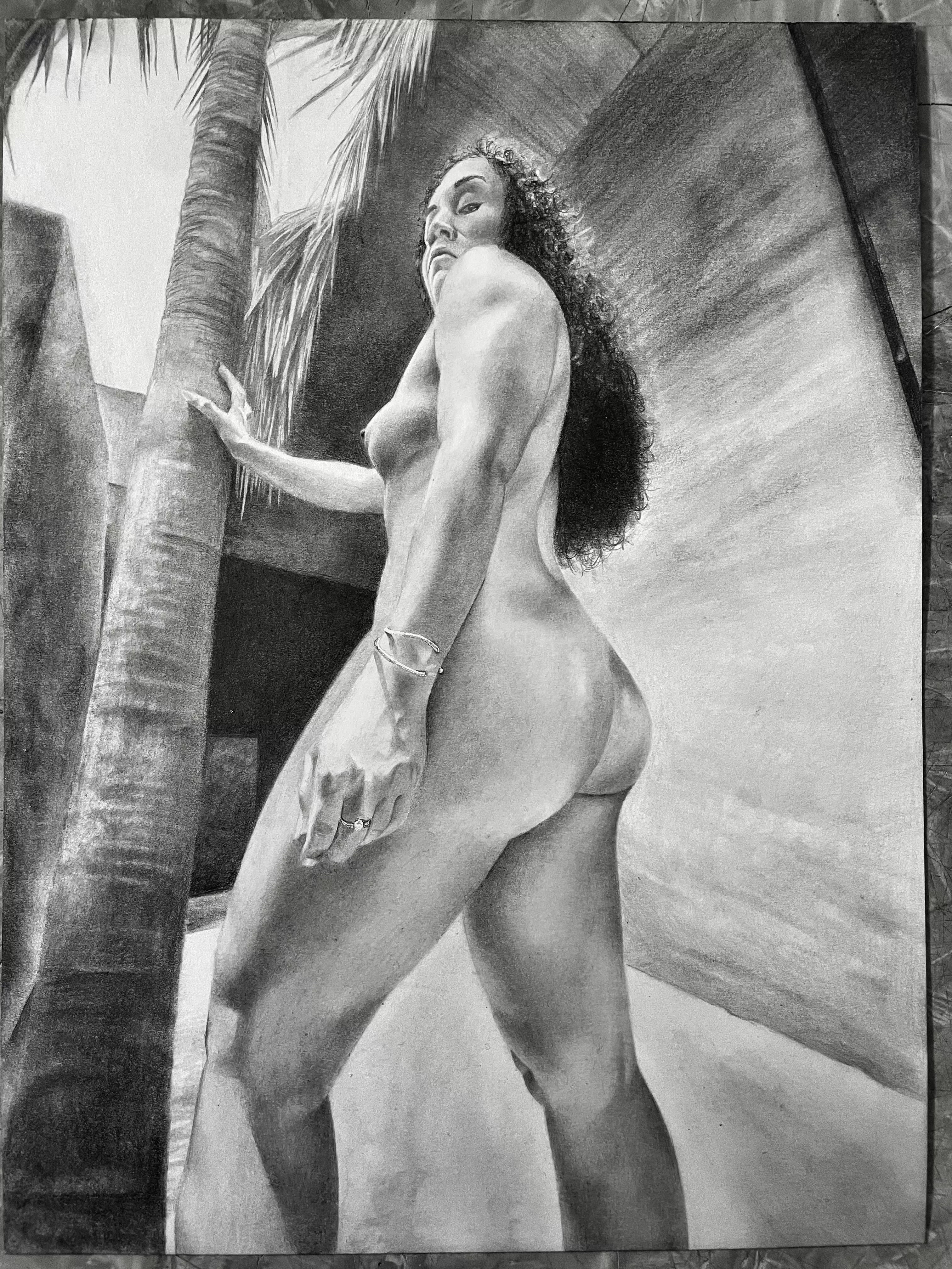 <Maya> graphite drawing by <Me> posted by TheSensualPencil