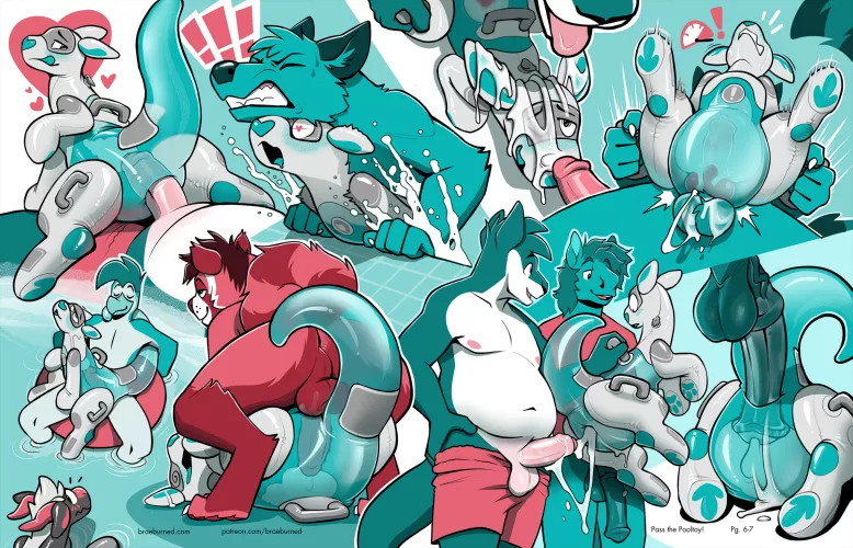 Pass the Pooltoy! - Pages 6 & 7 (BraeBurned) by DL2828