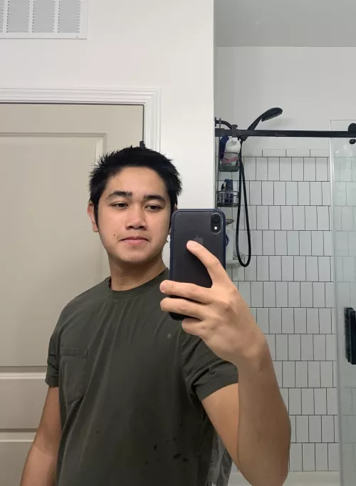 Post shower selfie! Hello by zerioez