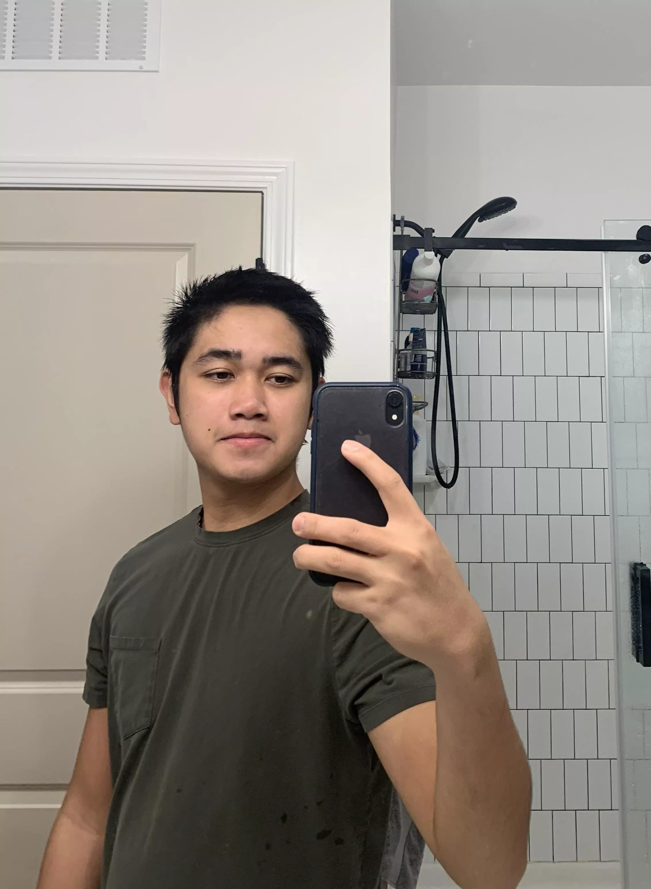 Post shower selfie! Hello posted by zerioez