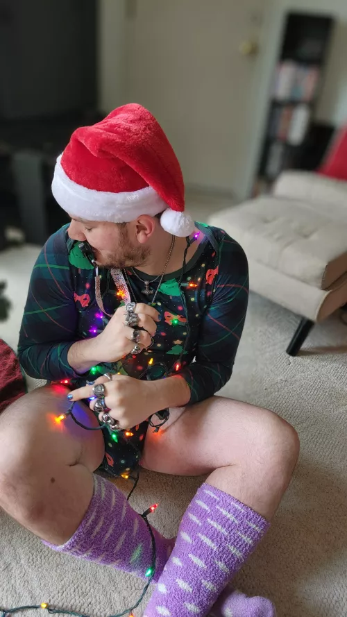 Silly baby, that's not where the lights go 🤭 by Thy6LittleRings