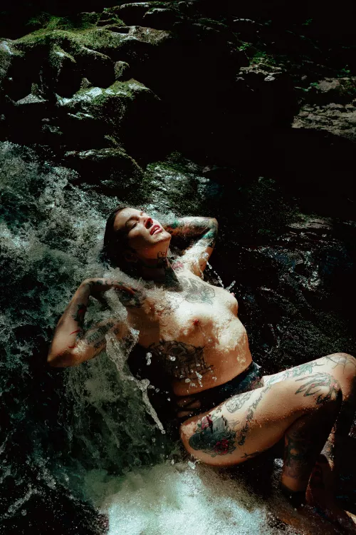 The waterfall by Late-Shame