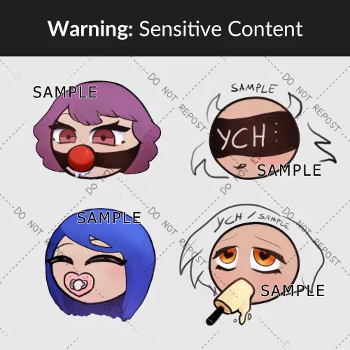 Working on different sets of NSFW emotes to use for DnD Discord Servers by PilotAccomplished813