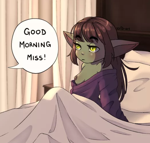 A quick chibi pinup of Mimsi, by Hobbogobbo Brainrot by morapol