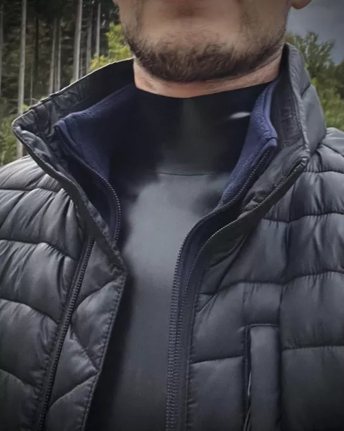 Always have latex underneath when going for a stroll in the woods by th-ltx