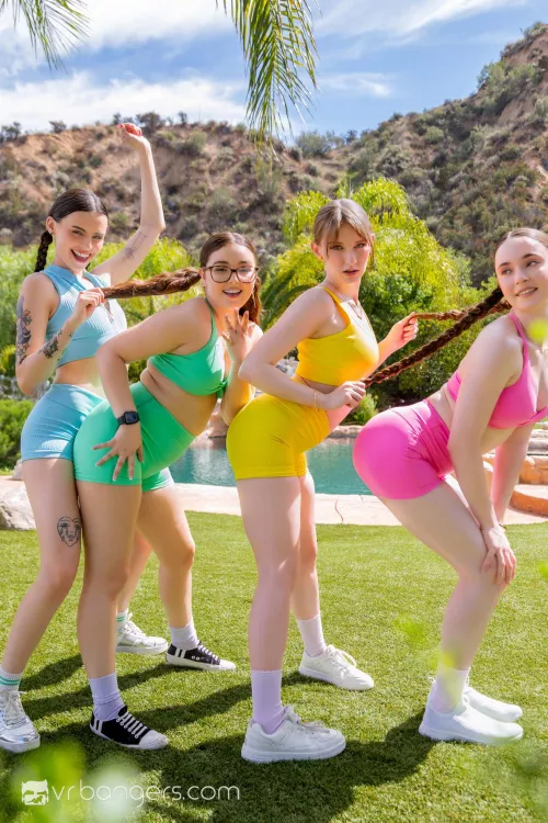 Angel Windell, Leana Lovings, Melody Marks, & Hazel Moore by SugarDaddy8407