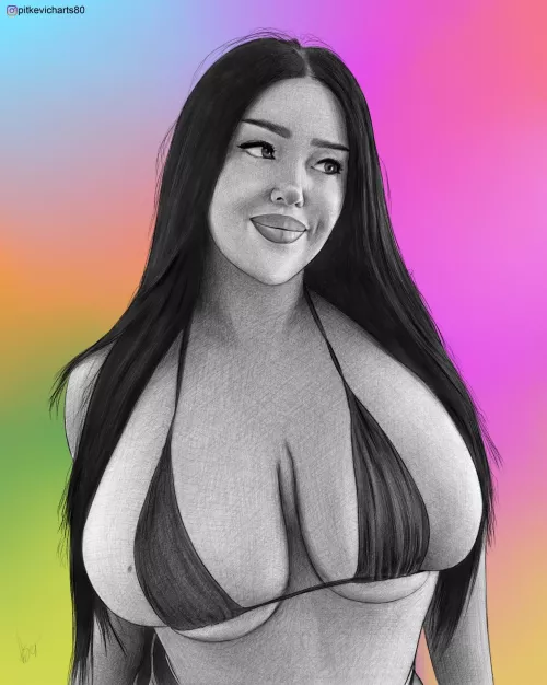 Art for model Claudia Rivier, by Me by pit80