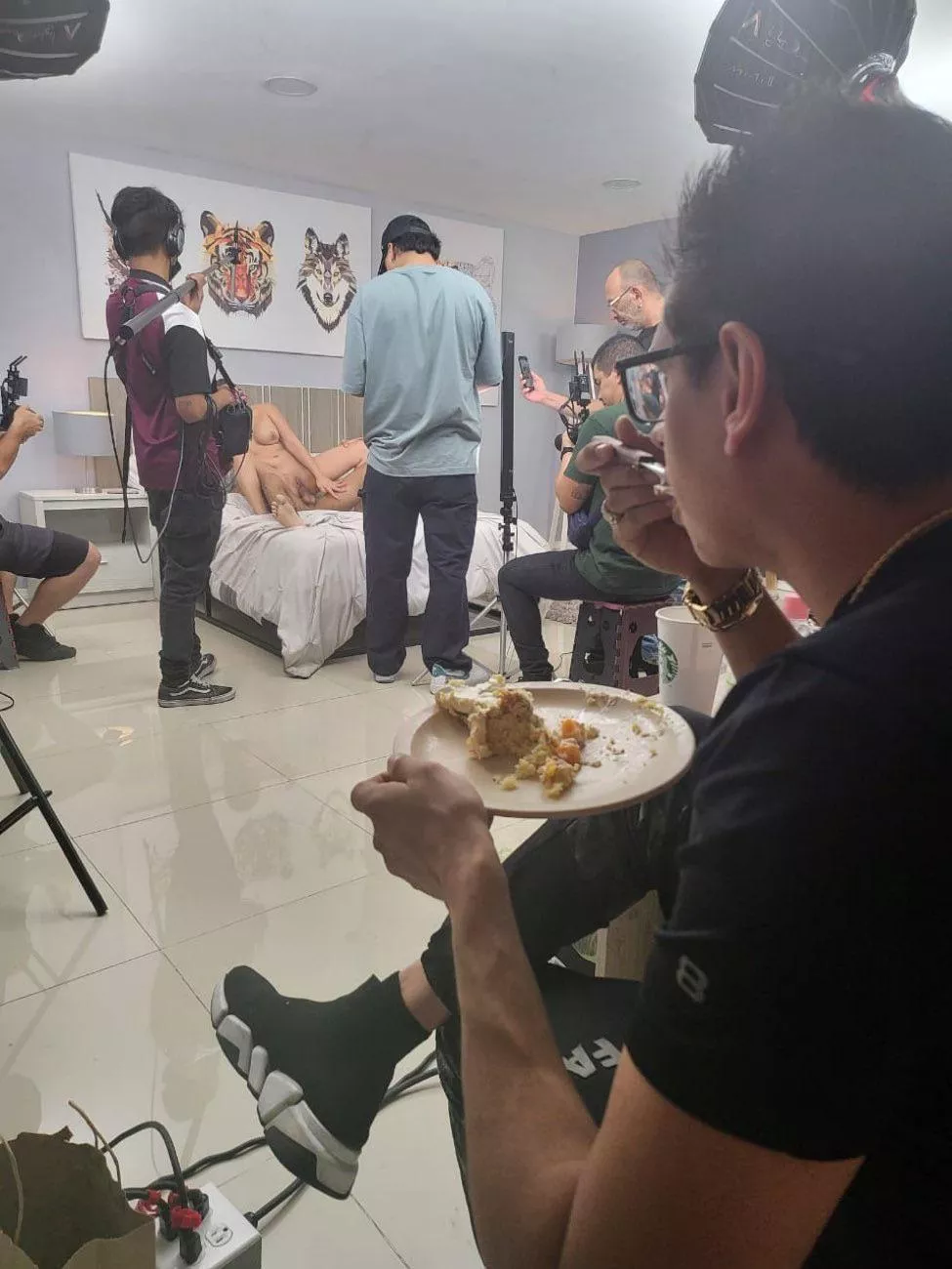 Behind the scene posted by mosayar