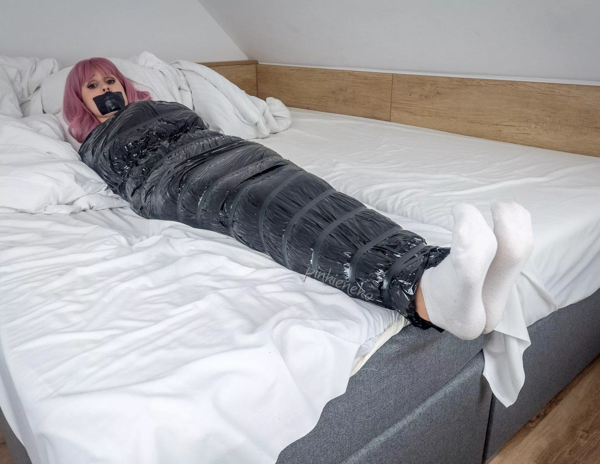 Black Foil + Tape = Totally Helpless posted by Pinkieneko