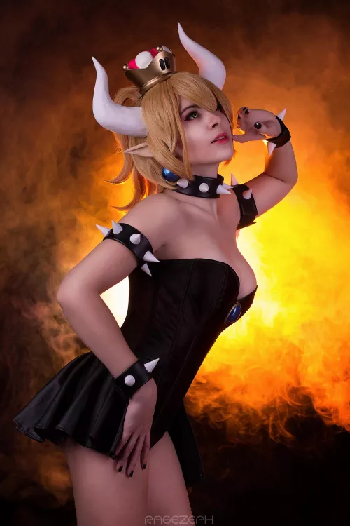 Bowsette cosplay by Yuna Kairi (self) by Intrepid-Upstairs-69
