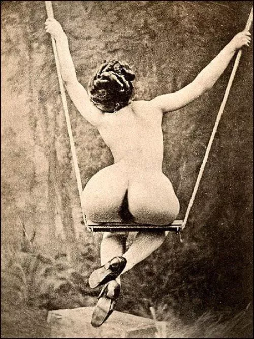 Dear Henny, cousin Fanny has heard about your trapeze artists, and has put her amateur talents upon the swing to the test. I am verily impressed, and she insisted upon joining me returning home this weekend to show you her skills. by boondocks456