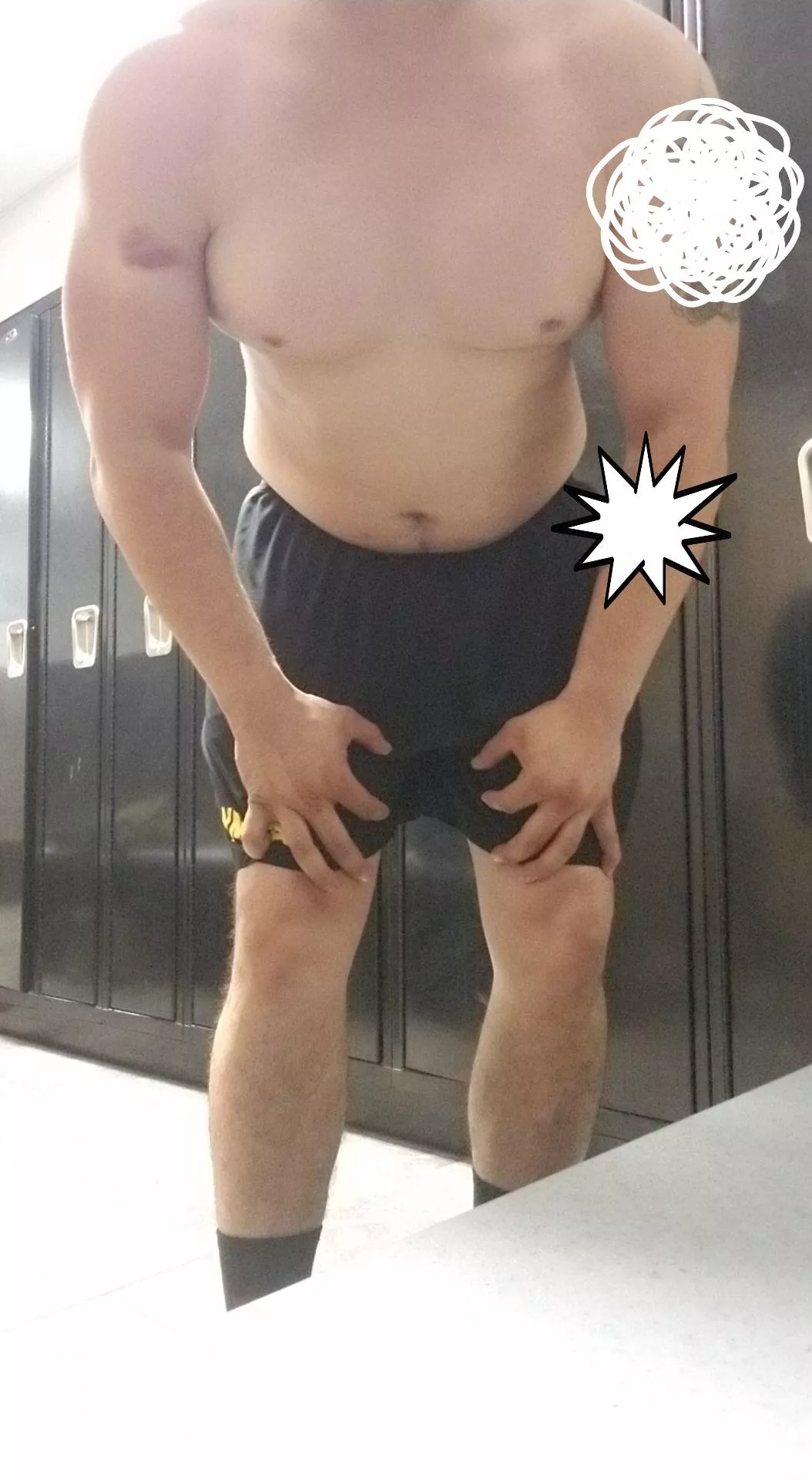 Fresh out the gym posted by elmiestroking