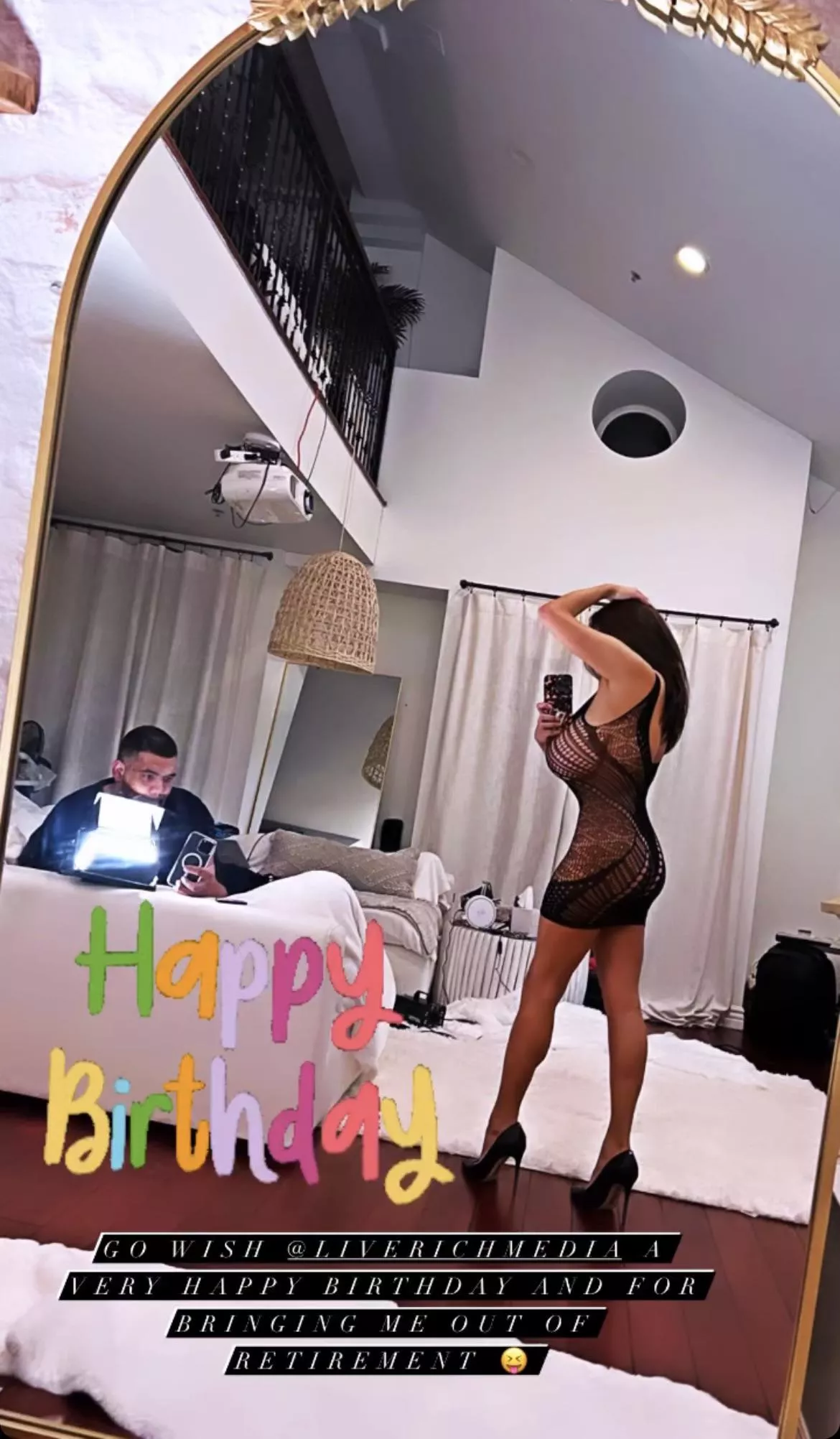 From Wendy’s IG stories. Possibly her new man? posted by SnooHedgehogs8893