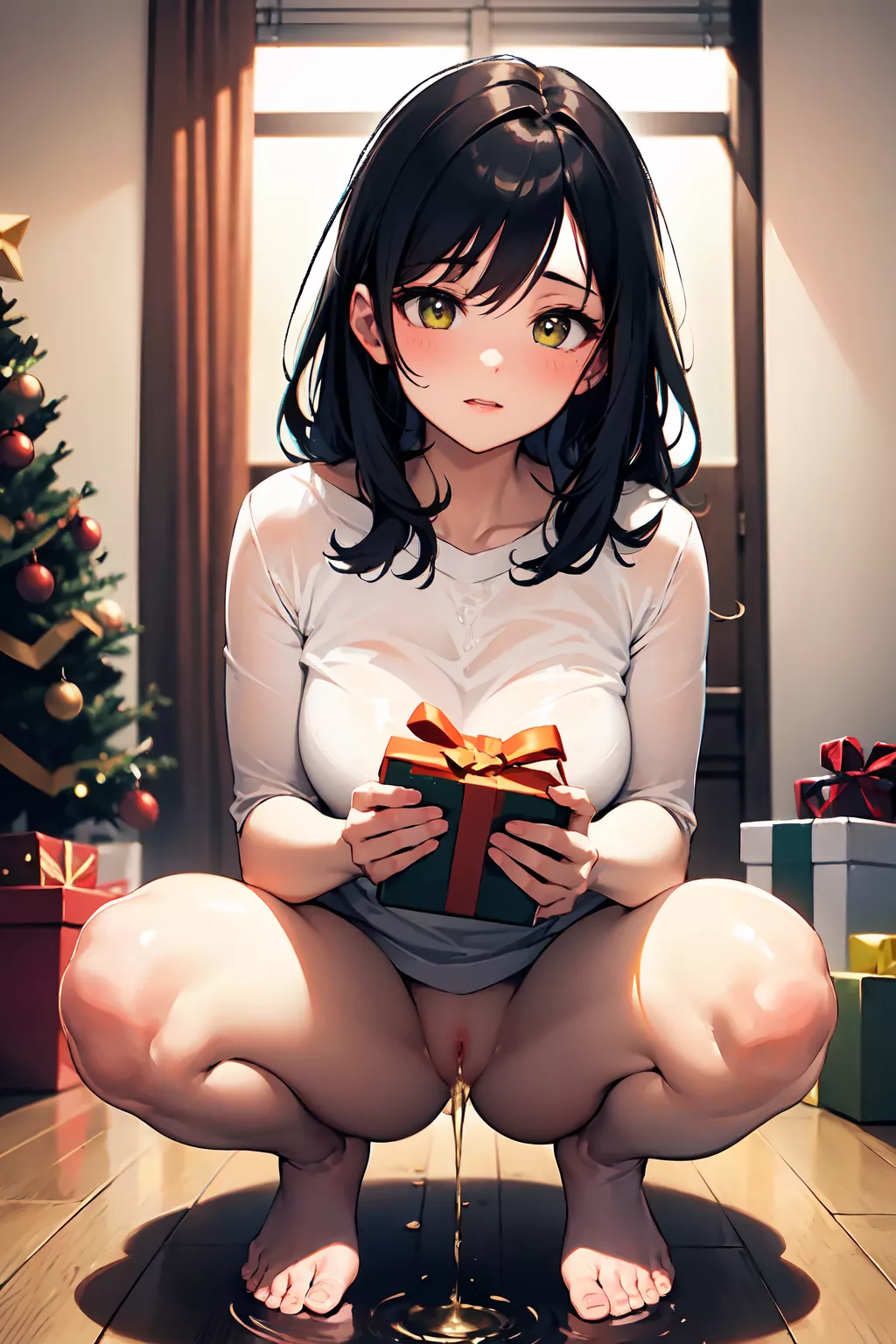 Good morning babe, I've got a present for you! (tensor.art) posted by Beneficial-Berry-110