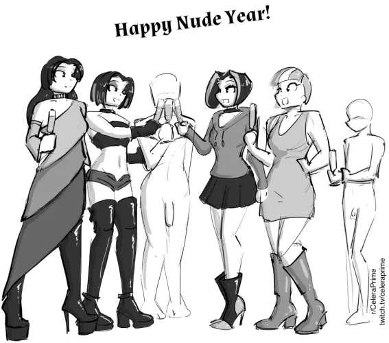 Happy Nude Year! by CeleraViceroy