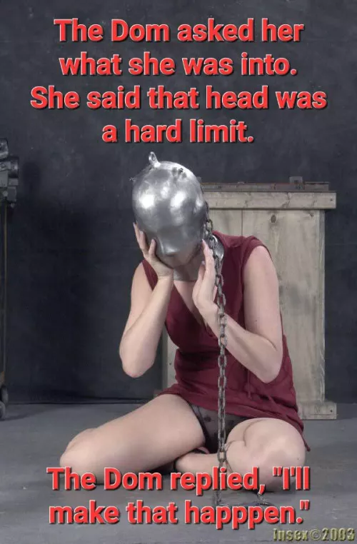 Head was a hard limit. by PokerPlayer23