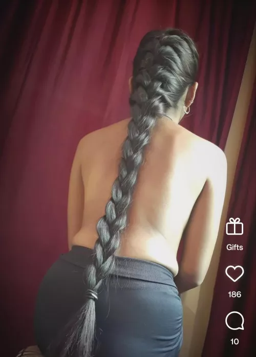 Her braid is too hot to handle. 😍 by freemelanin1