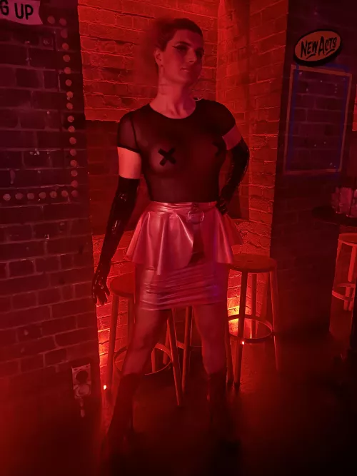 Here's my outfit to a goth club, although it's more latex OVER clothes haha by NayaNyxx