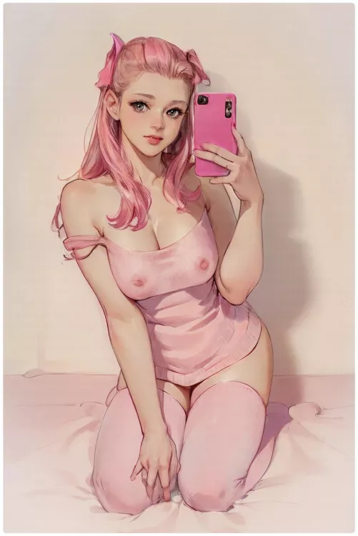 Jenn in her little nightie by JennsWetDreams