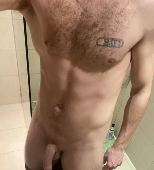 Just before my straight roommate walked in on me and looked at my meat, went red and tried to make a no homo joke 🤣 by Captaincurve907