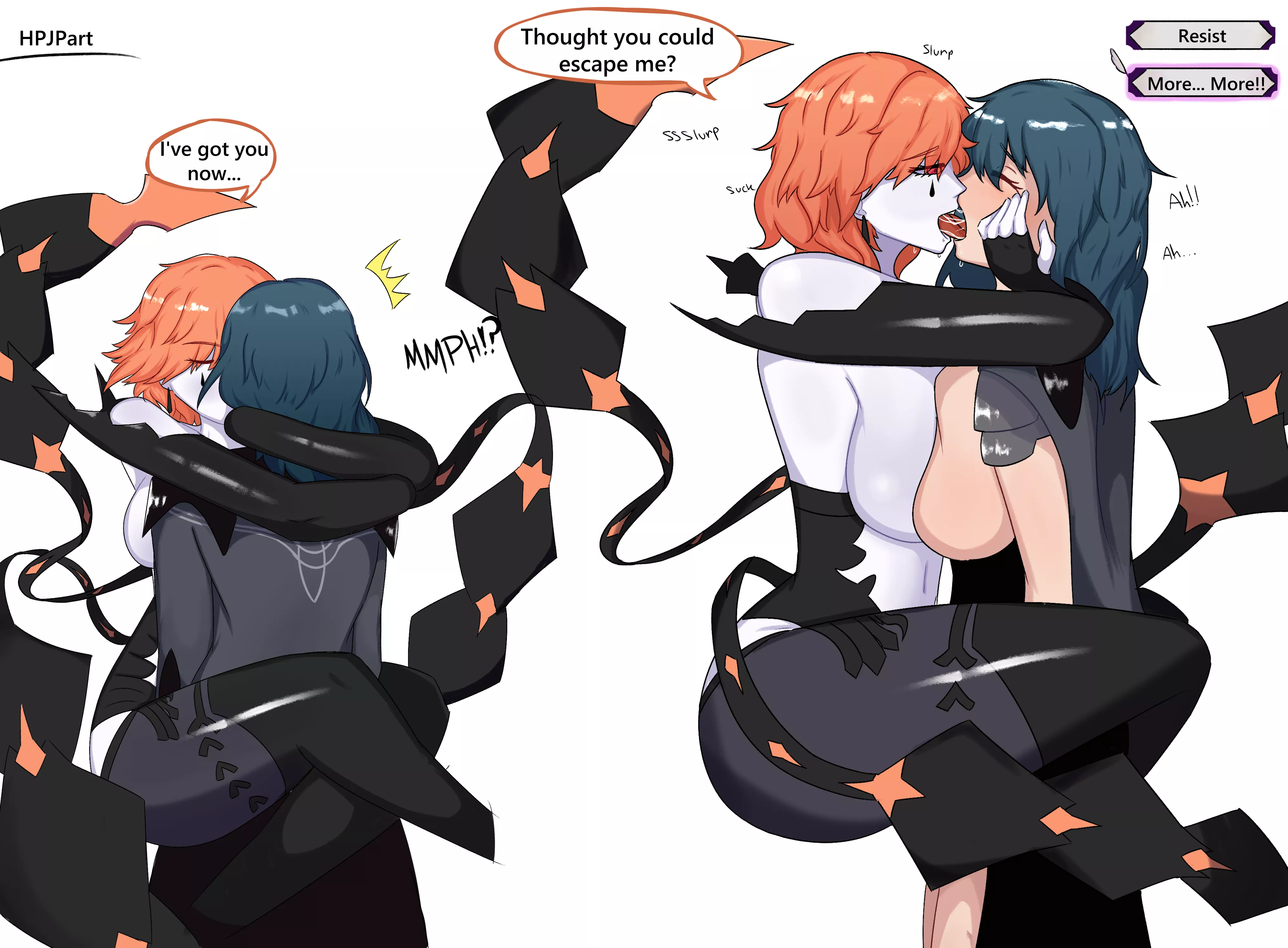 Kronya catches Byleth (OC) posted by HPJPart
