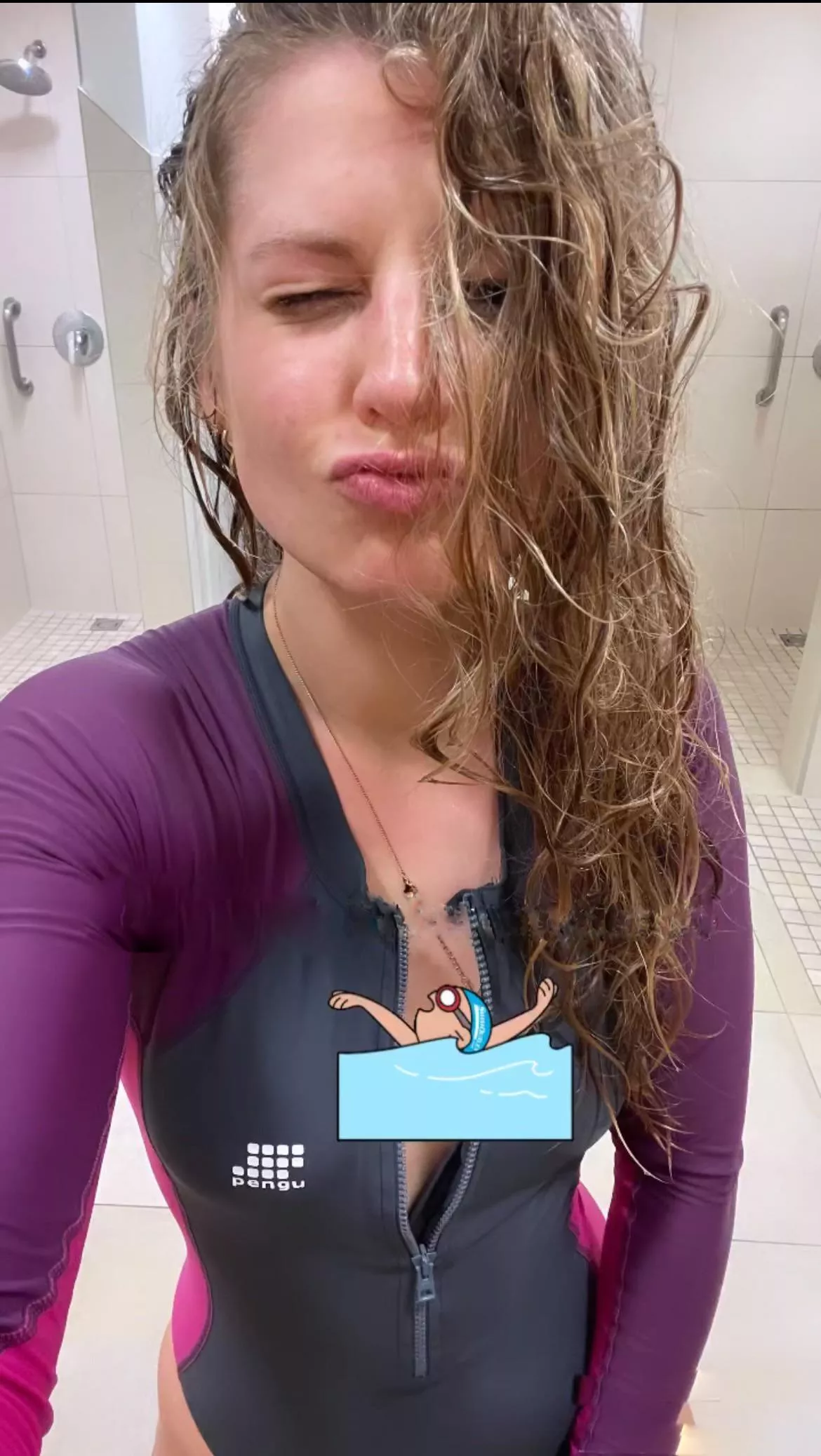 Me 1:0 swimming posted by GinaMW