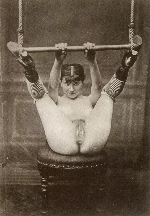 My Dear Henny, I have another find for your charity talent show! This young maiden Irene is a gymnast and trapeze performer of some skill, and has graciously showcased her most impressive talents. I’ve sent her to your tea club posthaste, I’m sure yo by boondocks456