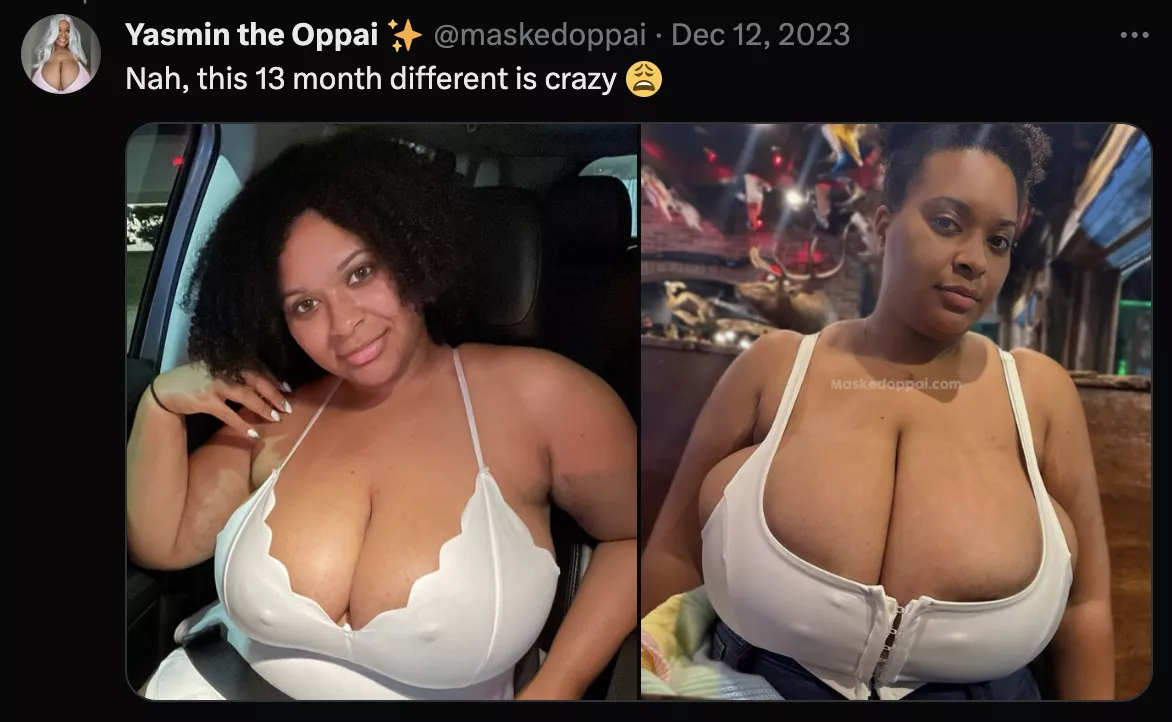 My first time posting here! (13 month difference due to weight gain) posted by maskedoppai