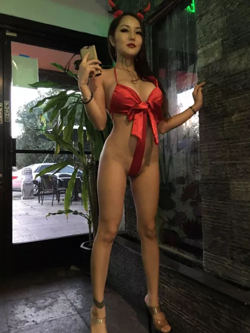 My naughty devil costume~~ by lettuceown