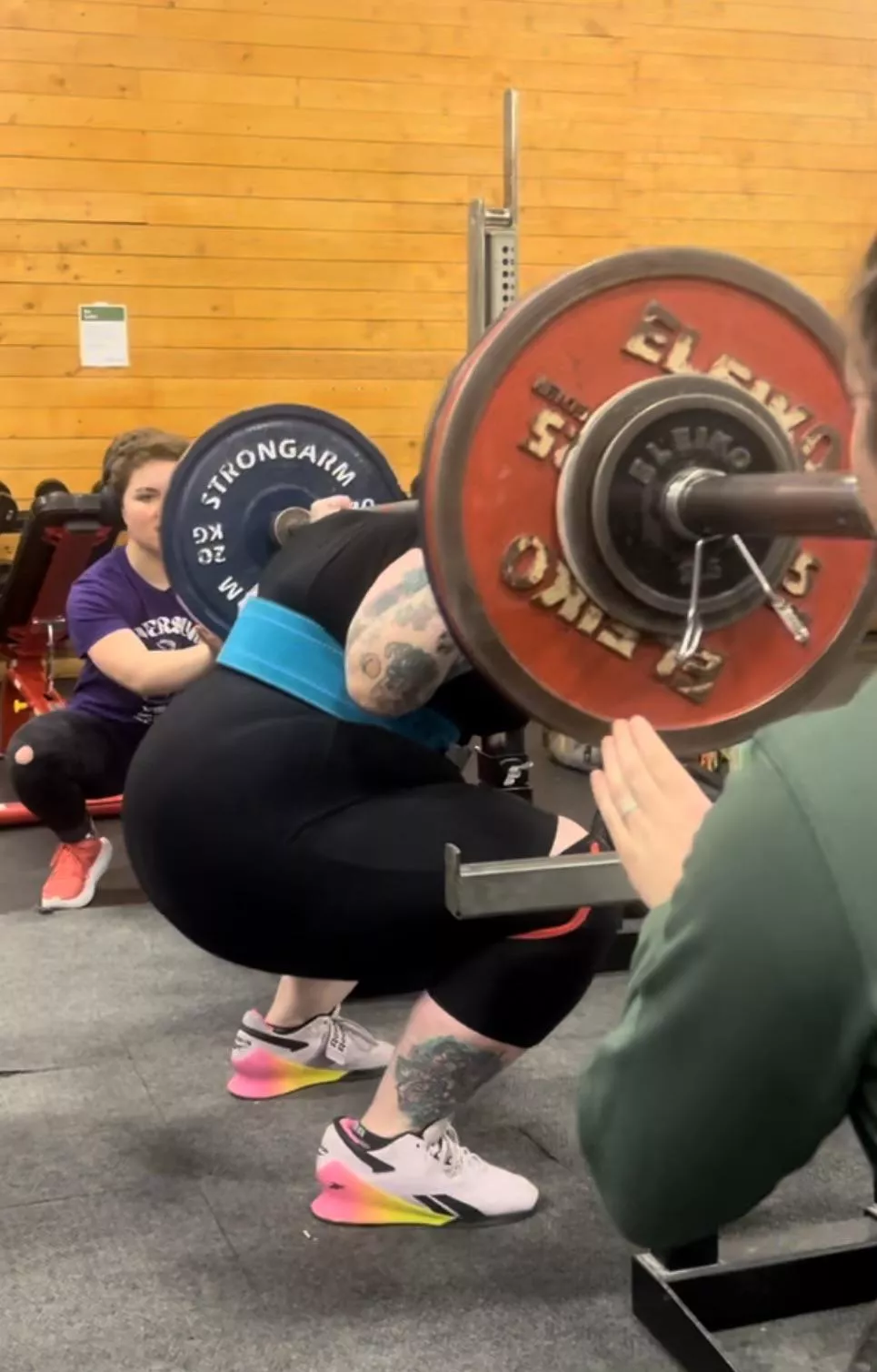 Okaaaay but his a 55lb PR today… pretty damn proud. posted by curvytattooed282