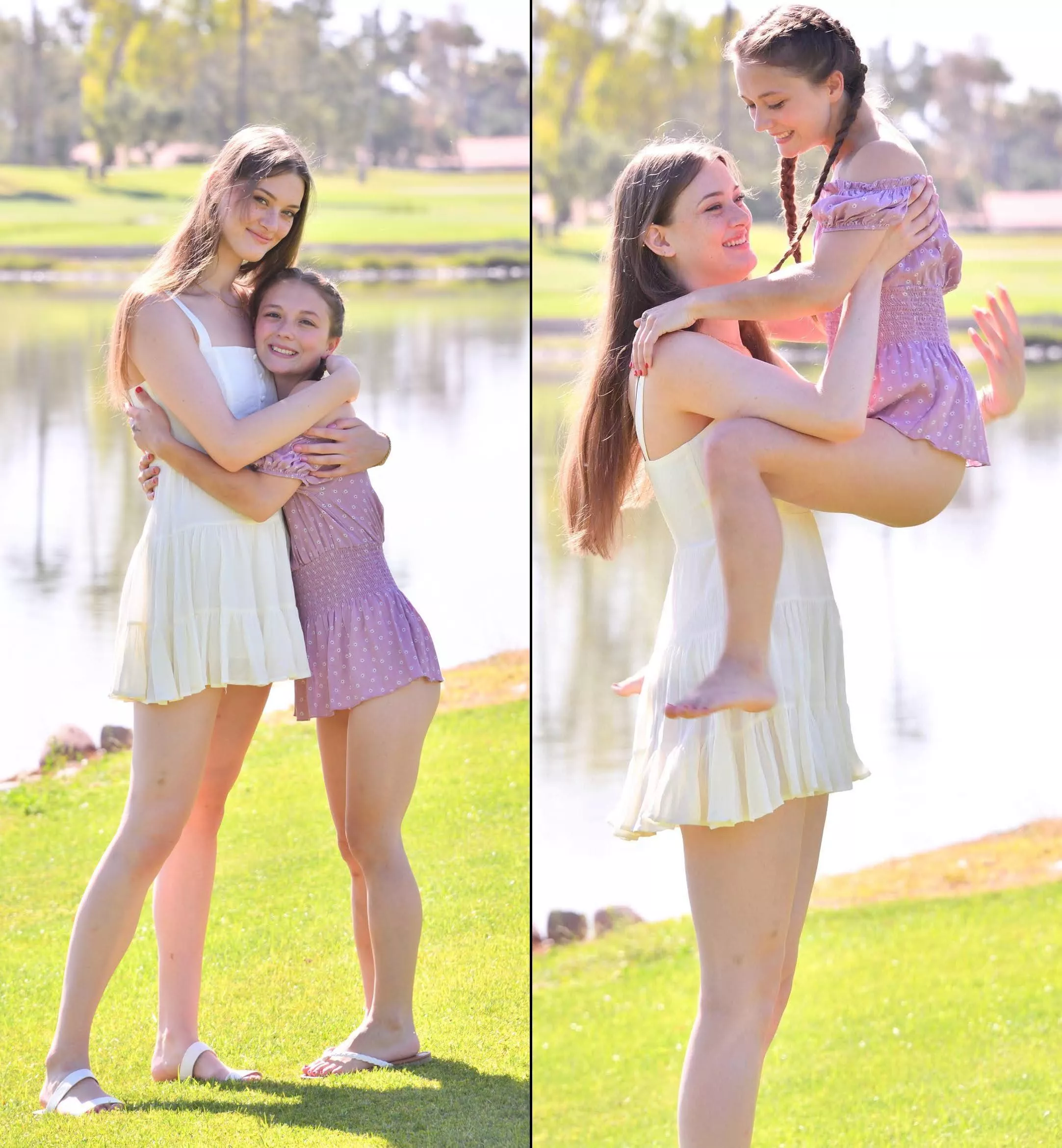 Olivia lifts Mira posted by dbdant