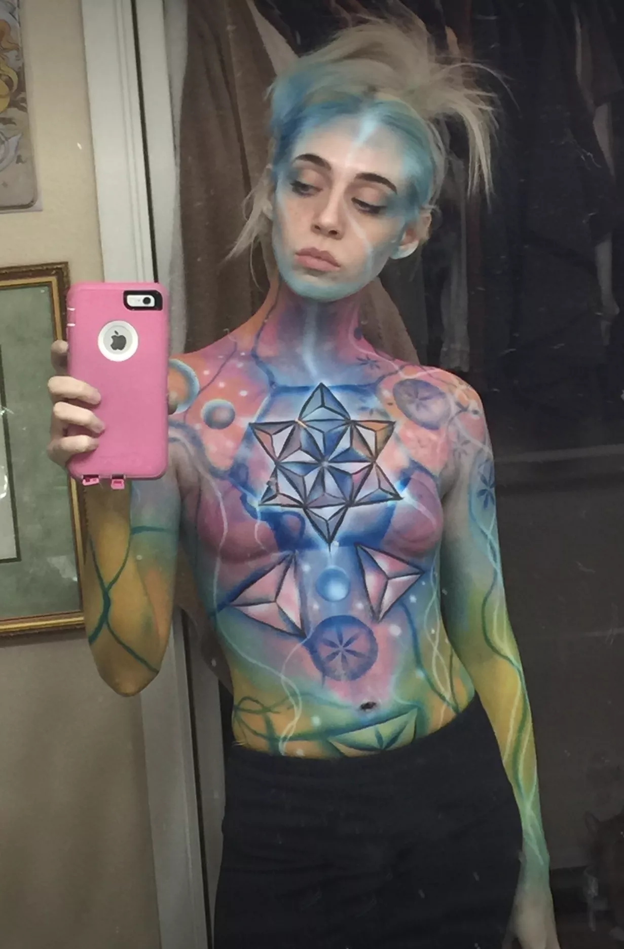 Paint held up well even after dancing all night posted by abby_rabbit