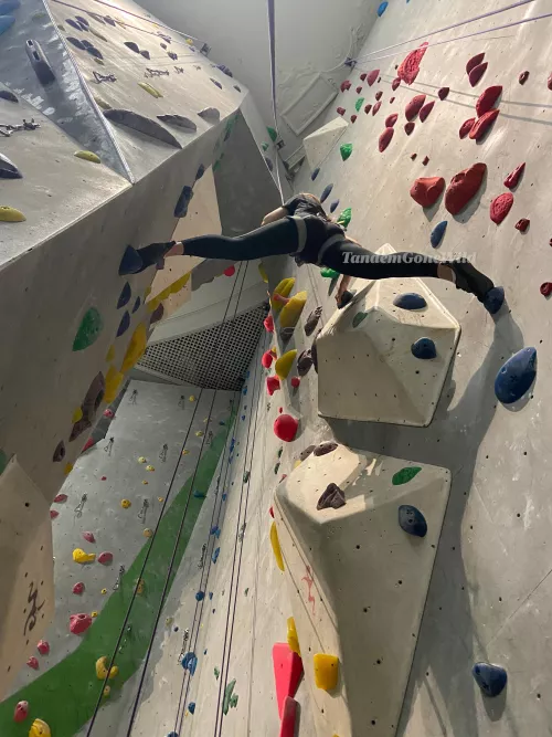 Practicing my stretching 😅 by TandemGoneWild