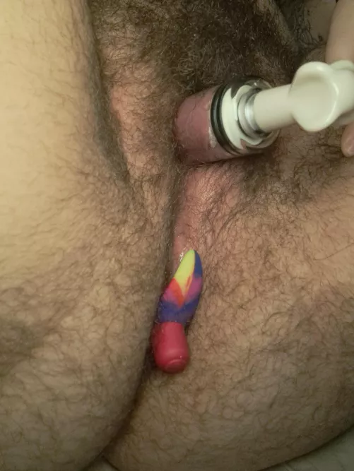 Pumped pussy... coming up on one hour [ftm] by Ok-Persimmon-4124